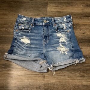 denim jean shorts